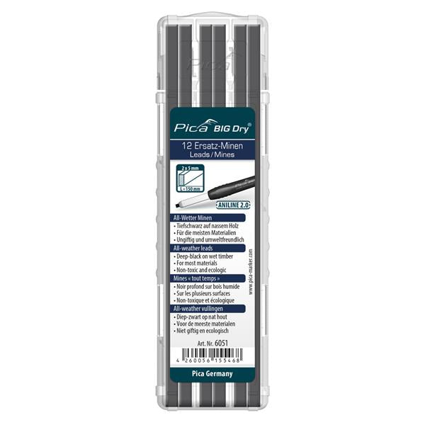 Pica BIG Dry Zimmermanns Bleistift + Ersatzminen