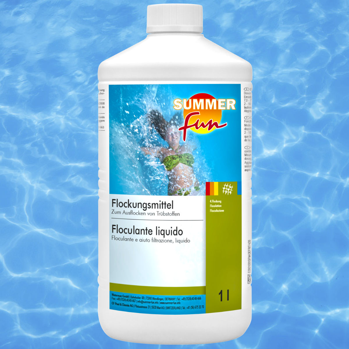 Flüssiges Pool Flockmittel 1 Ltr.