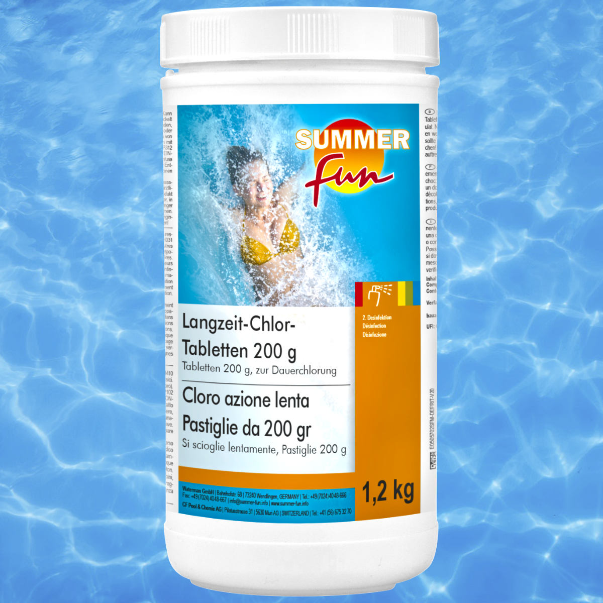 Summer Fun Chlor-Langzeit Tabletten 1,2 kg