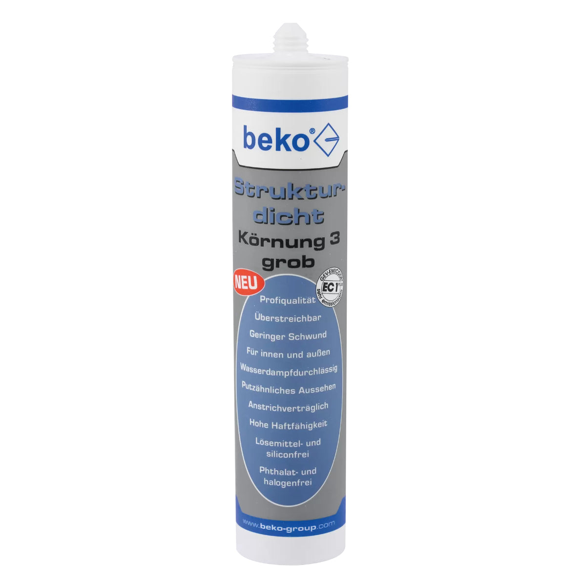 Beko Strukturdicht WEISS 310ml Körnung 3 Grob