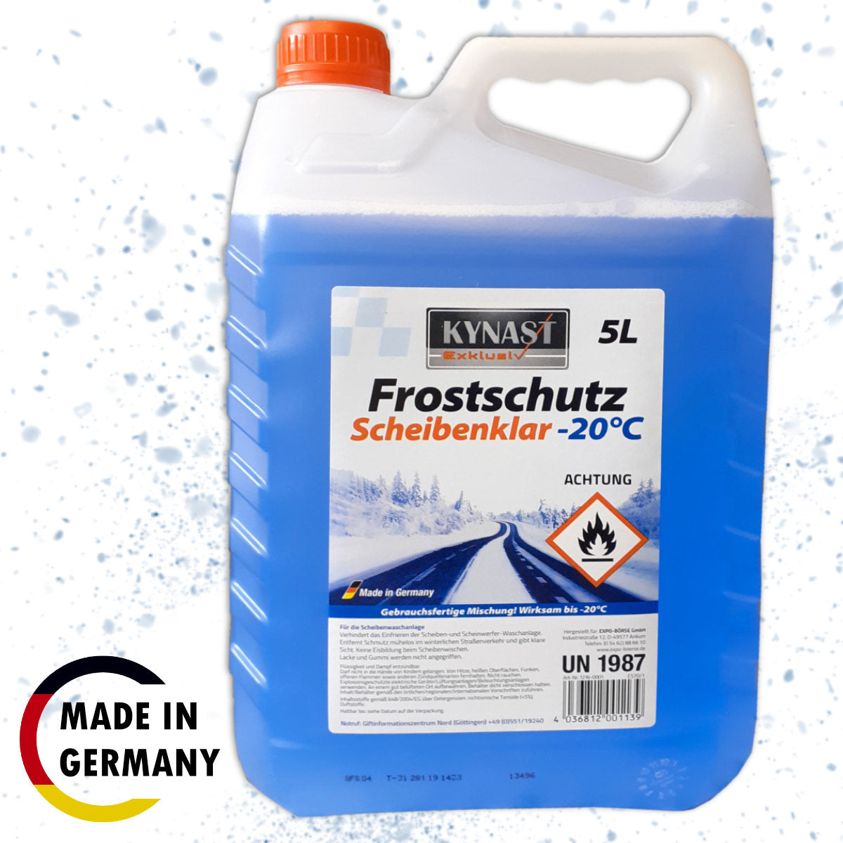 Scheiben Frostschutz 5L gebrauchsfertig -20°C Scheibenklar