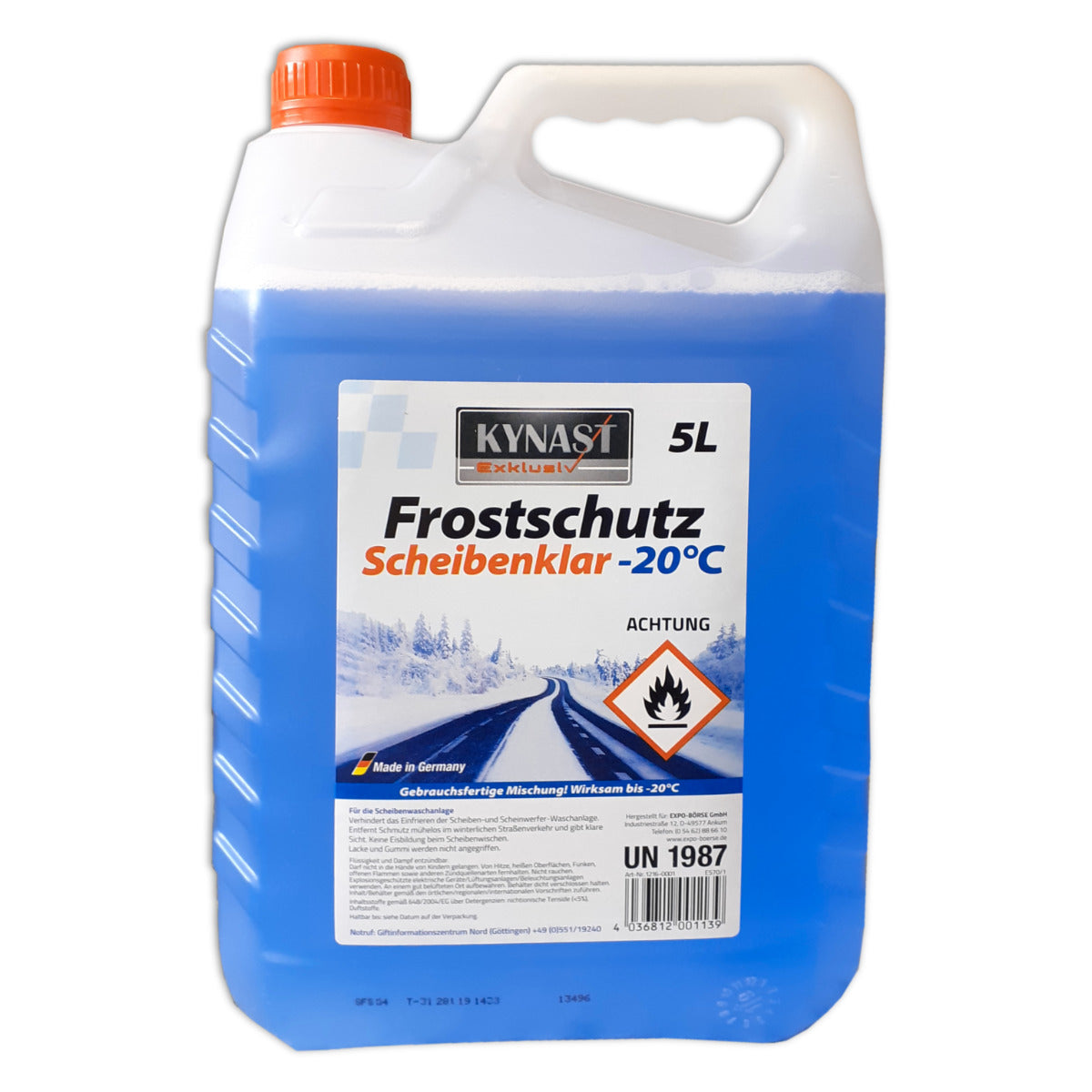 Scheiben Frostschutz 5L gebrauchsfertig -20°C Scheibenklar