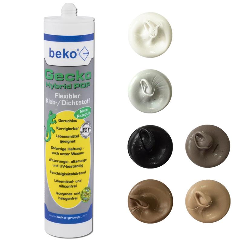 beko Gecko Montagekleber 310ml versch. Farben