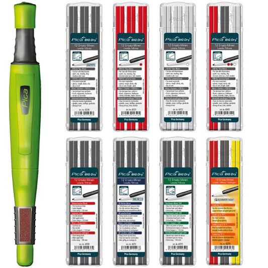 Pica BIG Dry Zimmermanns Bleistift + Ersatzminen