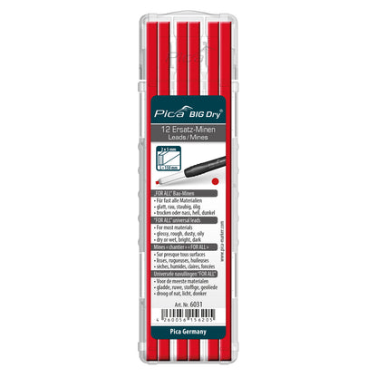 Pica BIG Dry Zimmermanns Bleistift + Ersatzminen