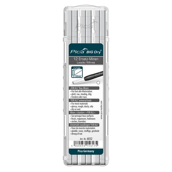 Pica BIG Dry Zimmermanns Bleistift + Ersatzminen