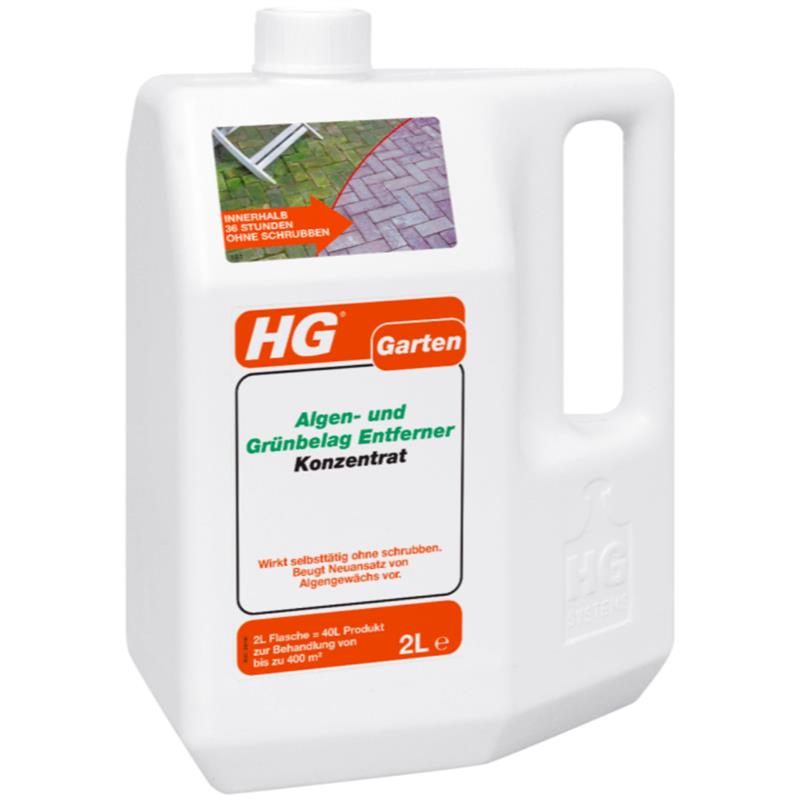 HG Algen- und Grünbelag-Entferner Konzentrat 2L