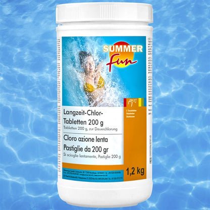 Pool Chlor Langzeit-Tabletten 1,2 kg
