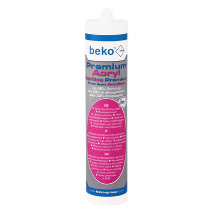 beko Premium-Acryl 20% Dehnung WEISS 310ml