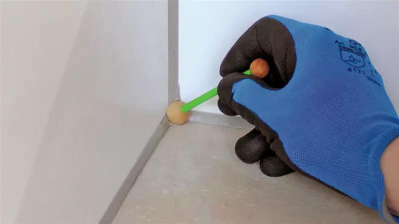 beko Fugenschnurz-Set Silikonglätter für Eckfugen