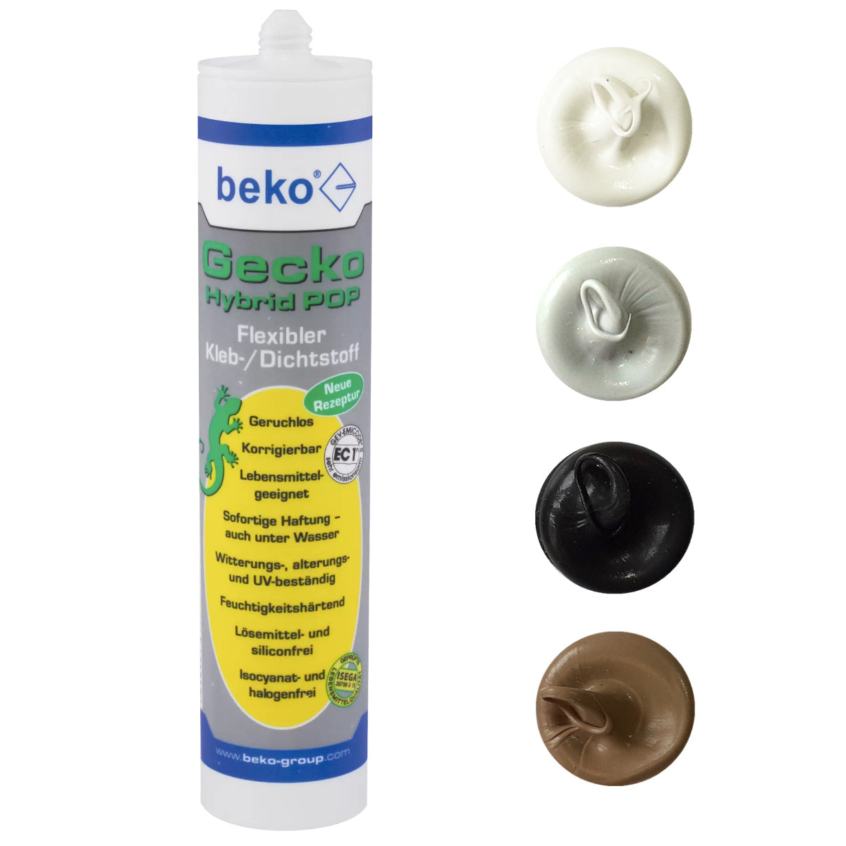 beko Gecko Montagekleber 310ml versch. Farben