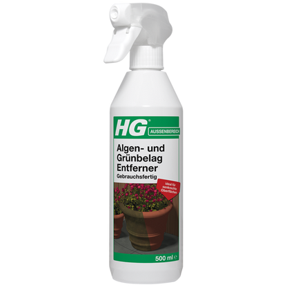 HG Algen- und Grünbelagsentferner 500ml gebrauchsfertig Moosentferner