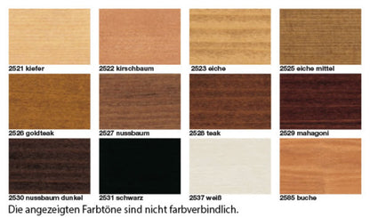 AquaClou Holzbeize 250ml versch. Farben