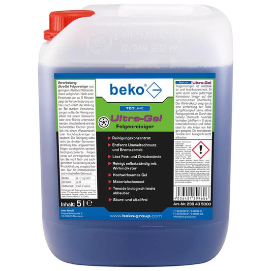 beko TecLine Ultra-Gel Felgenreiniger 30L Kanister