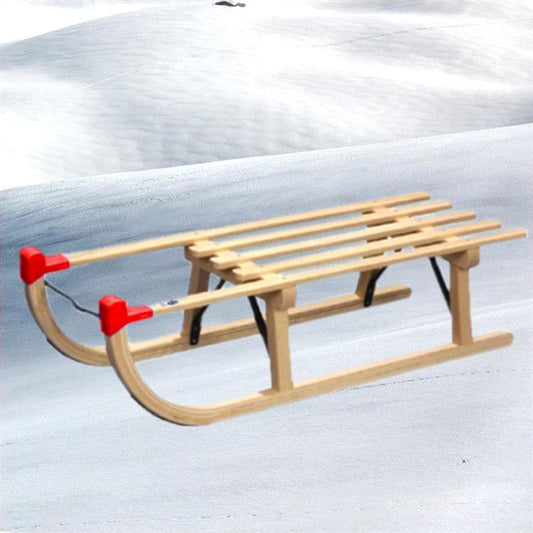 Holzschlitten Rodelschlitten Davos 90cm GS-TÜV Kinderschlitten