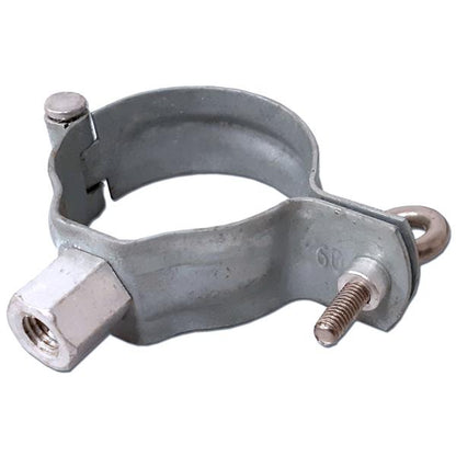 Rohrschelle Fallrohrschelle verzinkt mit M10 Gewindemuffe
