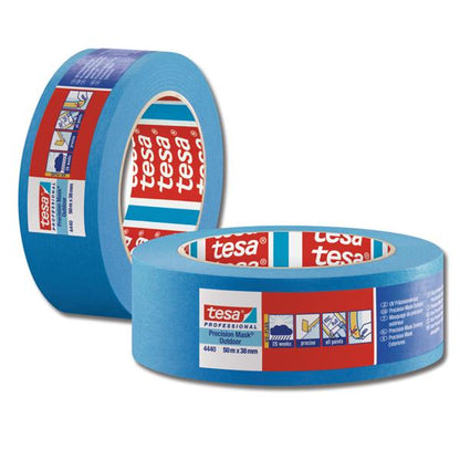 Tesa Präzisionskrepp 4440 blau UV PLUS Außen 50m x 38mm