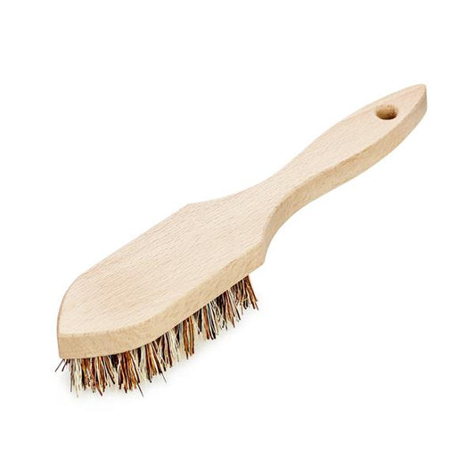 Eckenbürste Holz Mischborsten spitz mit Stiel 7306