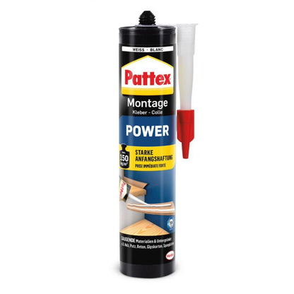 Pattex Power Montage Kleber 370g Kartusche weiß