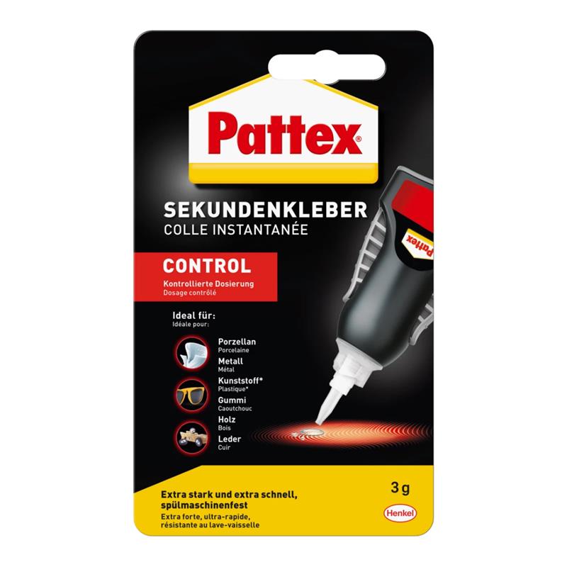 Pattex CONTROL flüssig Sekundenkleber 3g PST2C