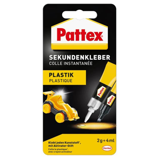 Pattex Sekundenkleber Plastik flüssig 4ml/2g