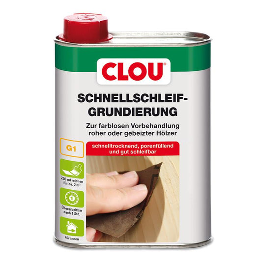 CLOU Schnellschleif-Grundierung farblos 250ml