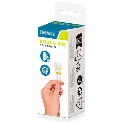 Pool & Spa 3-in-1 Wasser Teststreifen, Bestway Flowclear 50 Stück
