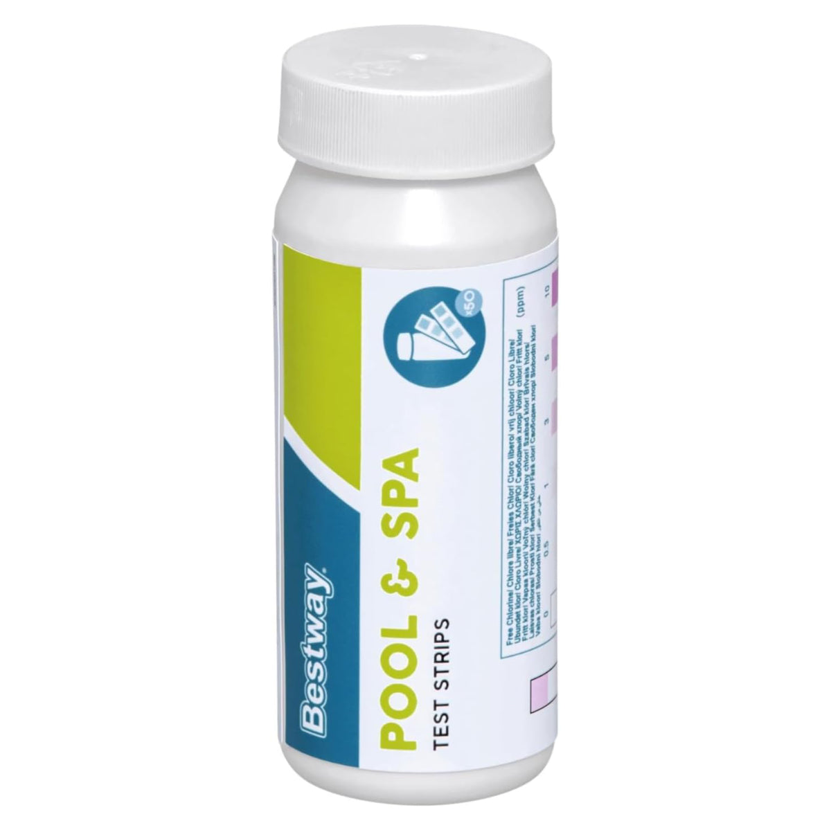 Pool & Spa 3-in-1 Wasser Teststreifen, Bestway Flowclear 50 Stück