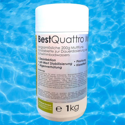 Bestpool Pool Langzeit Multifunktions-Tabletten 1kg MaxiTabs á 200g