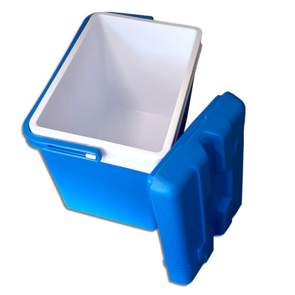 Kühlbox 24 Liter blau, Kunststoff