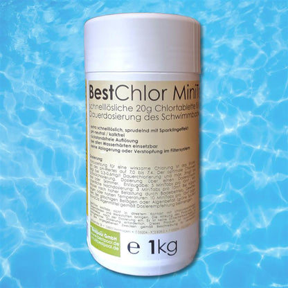 Bestpool Chlor-Tabletten Mini á 20g schnell löslich 1kg