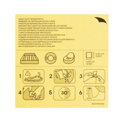Pool Reparaturflicken Set 6,5x6,5cm, 10 Stk. selbstklebend