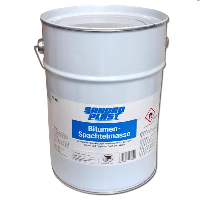 Sandroplast Bitumen Spachtelmasse 10kg Eimer
