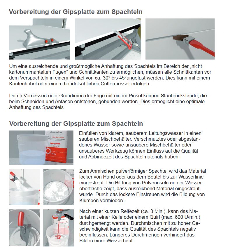 Danogips Dano Füll und Fläche 25kg