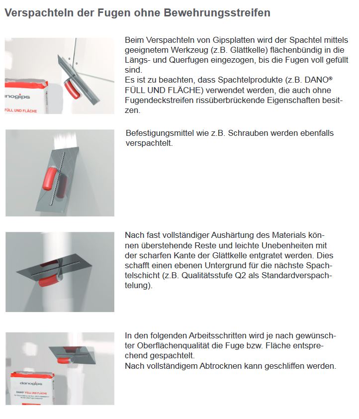 Danogips Dano Füll und Fläche 25kg