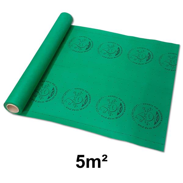 oxiegen BIBER-BD20 Abdichtbahn für Nassräume 5qm, 1m Breite