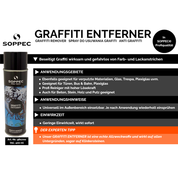 Soppec Graffiti Entferner 500ml