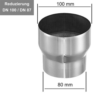 Zink Fallrohrreduzierung / Ablaufrohr-Reduzierung