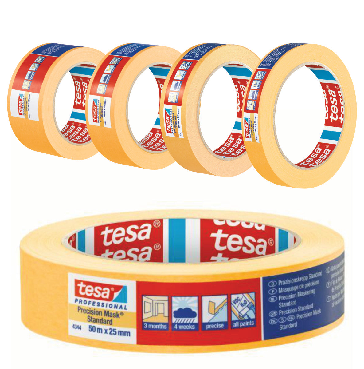 TESA Präzisionskrepp Standard 4344 Orange -