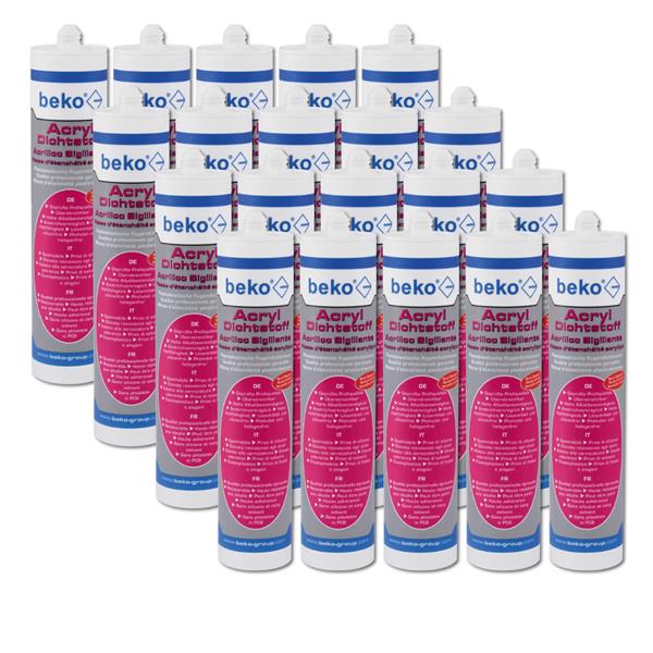 beko Maleracryl weiß 310ml - 20 STK PAKET