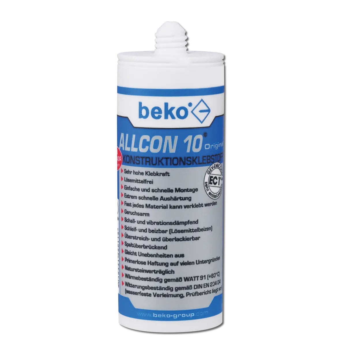 beko Allcon 10 Konstruktionsklebstoff 150ml (KLEIN)