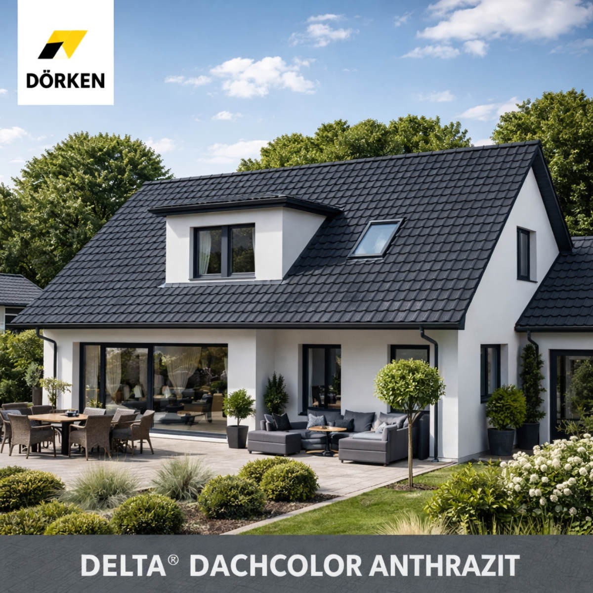 Dörken DELTA Dachcolor Anthrazit 1 Ltr.