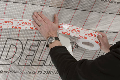 Dörken DELTA Multi-Band M60 Klebeband weiß / rot