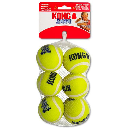 Hundespielzeug KONG SqueakAir Balls 6er Pack M