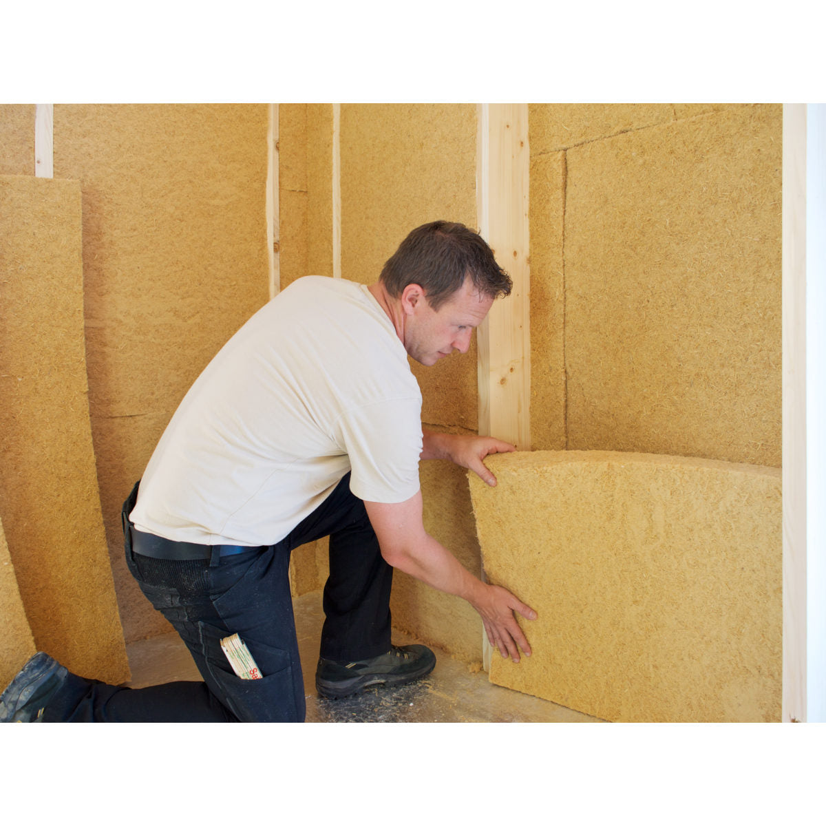 STEICOflex WLG 036 flexible Holzfaser Dämmung 80mm - 4,21m² / Pak